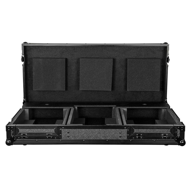 SCX-1 BL flightcase voor 2x Denon DJ SC6000 & 1x X1850