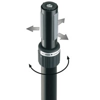 21340 Wind-up tussenpaal met ring lock en M20 schroefdraad