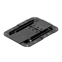 P2558K stopscharnier en dekselstop met verzet zwart