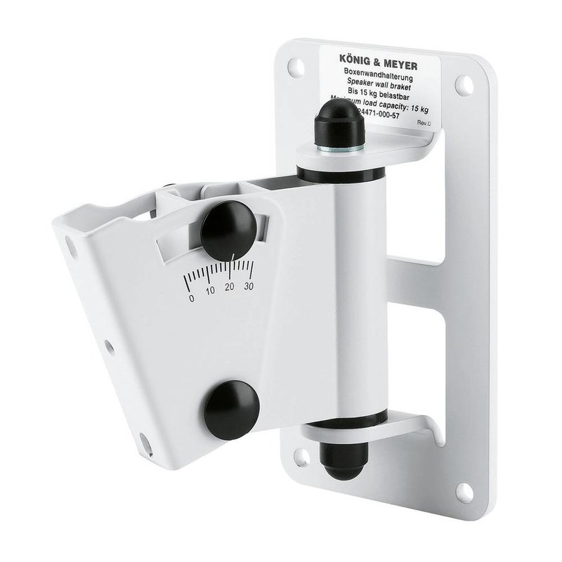 24471 Kantelbare en draaibare muurbeugel tot 15kg wit