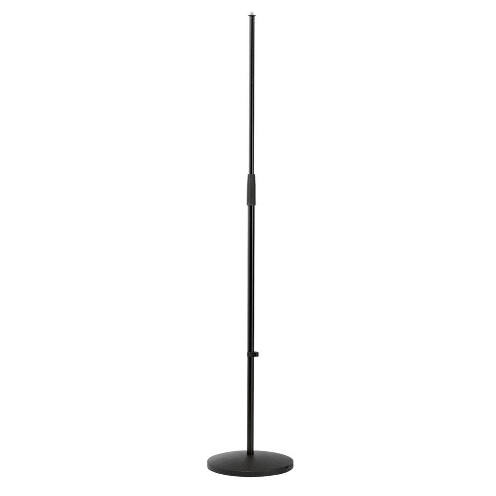 K&M 26010 Microfoonstatief zonder hengel met ronde voet zwart afbeelding