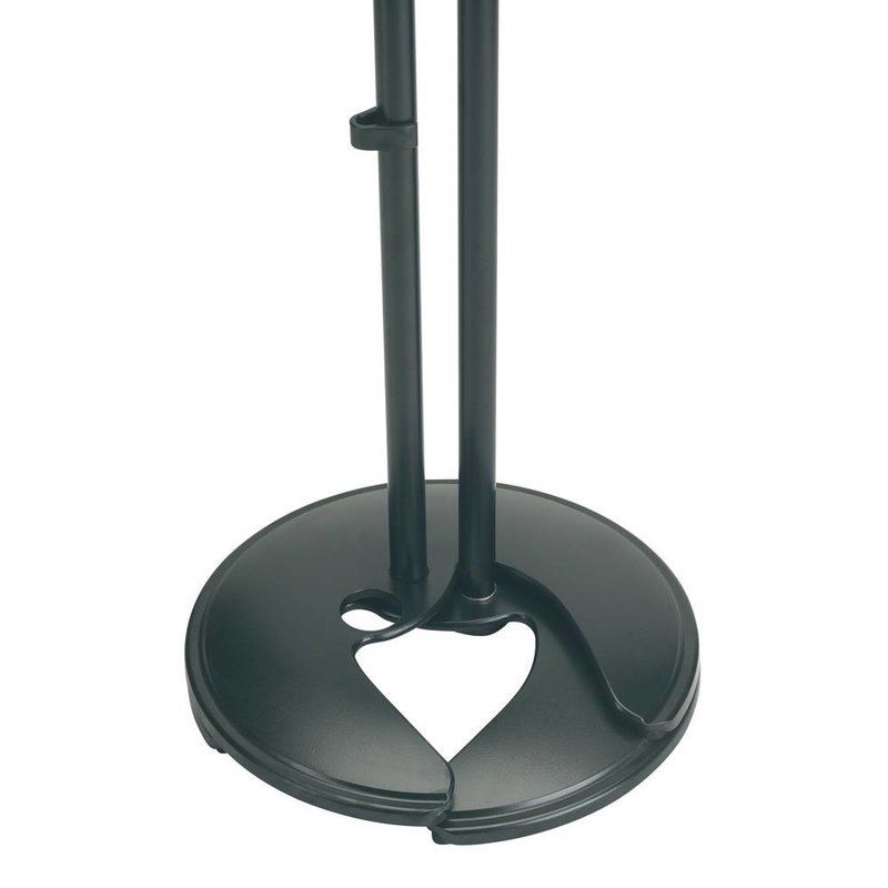 K&M 26075 Stapelbaar One Hand microfoonstatief zonder hengel 26075 Stapelbaar One Hand microfoonstatief zonder hengel