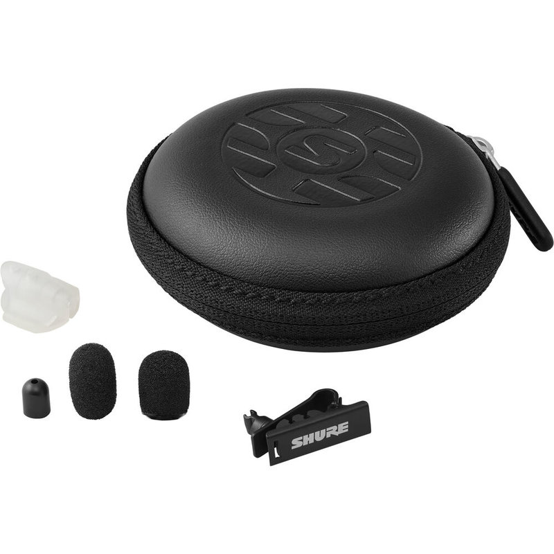 DL4B/O-LM3-A Duraplex dasspeldmicrofoon zwart