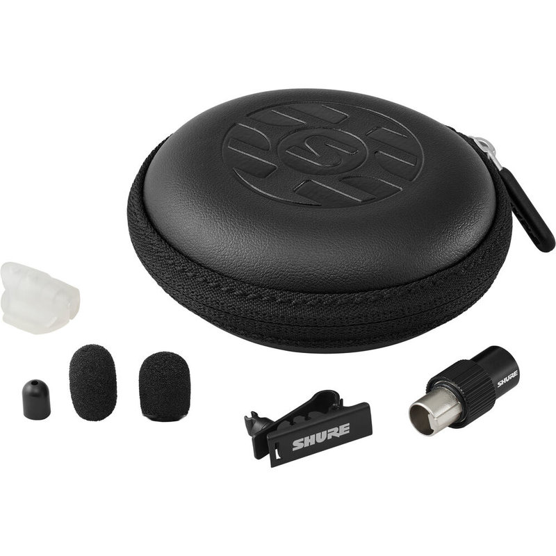 Shure DL4B/O-MTQG-A Duraplex dasspeldmicrofoon zwart DL4B/O-MTQG-A Duraplex dasspeldmicrofoon zwart