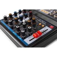Vonyx VMM-P500 4-kanaals mixer met USB, BT & MP3-speler VMM-P500 4-kanaals mixer met USB, BT & MP3-speler