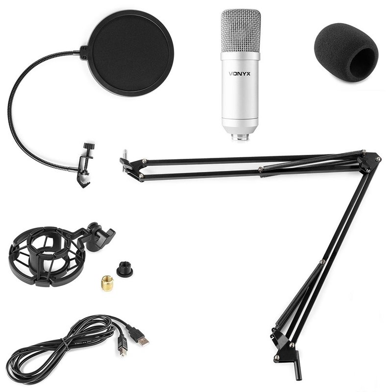 CMS300S studio USB-microfoon & tafelarm titanium