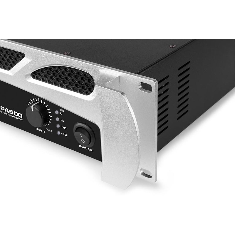 Vonyx VPA600 PA versterker 2x 300W met USB, BT & MP3-speler VPA600 PA versterker 2x 300W met USB, BT & MP3-speler
