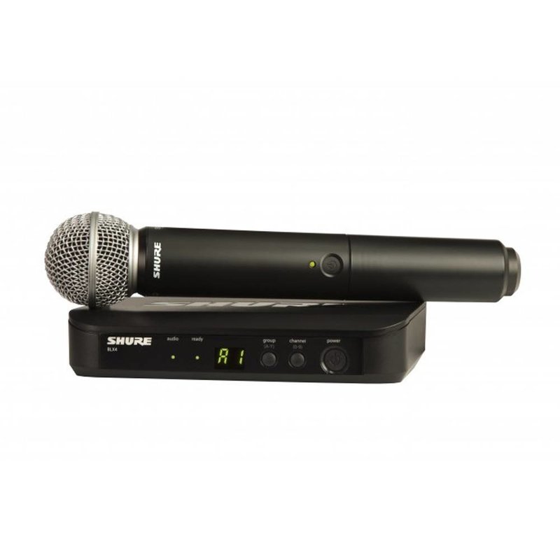 Shure BLX24-SM58 Draadloos handheld microfoonsysteem BLX24-SM58 Draadloos handheld microfoonsysteem