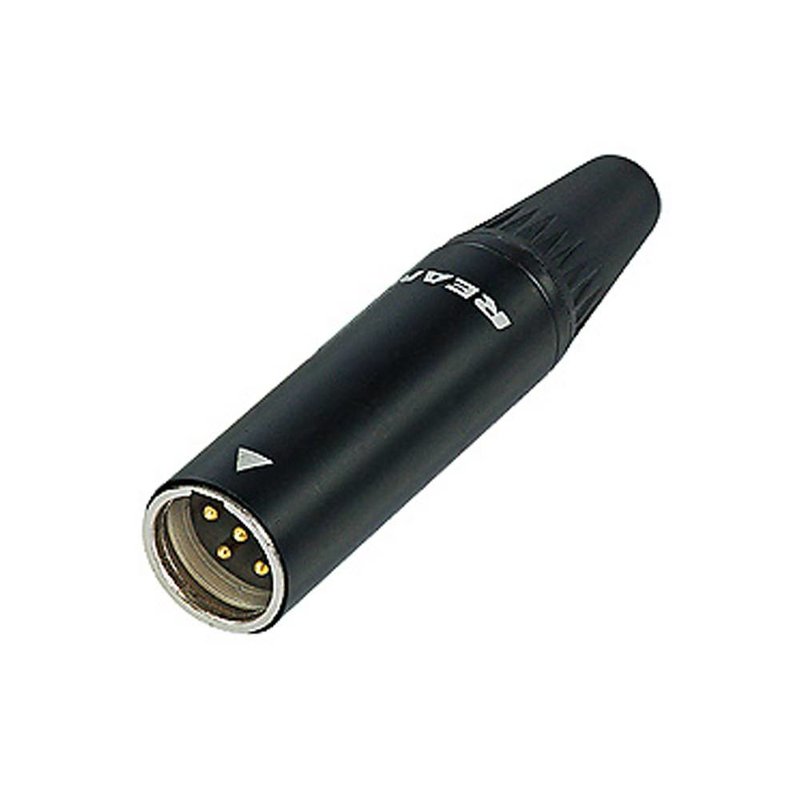 RT5MC-B mini XLR kabeldeel male 5-polig