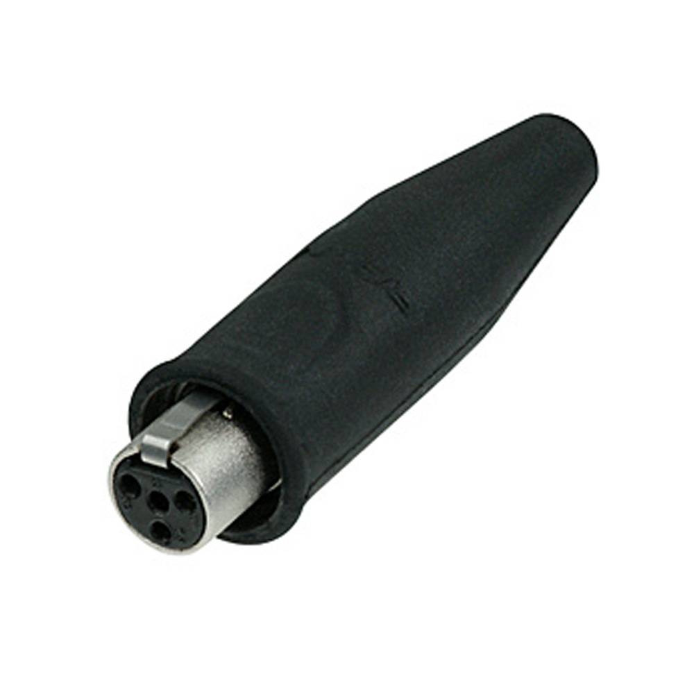 Rean RT4FC-B-W mini XLR kabeldeel female 4-polig afbeelding