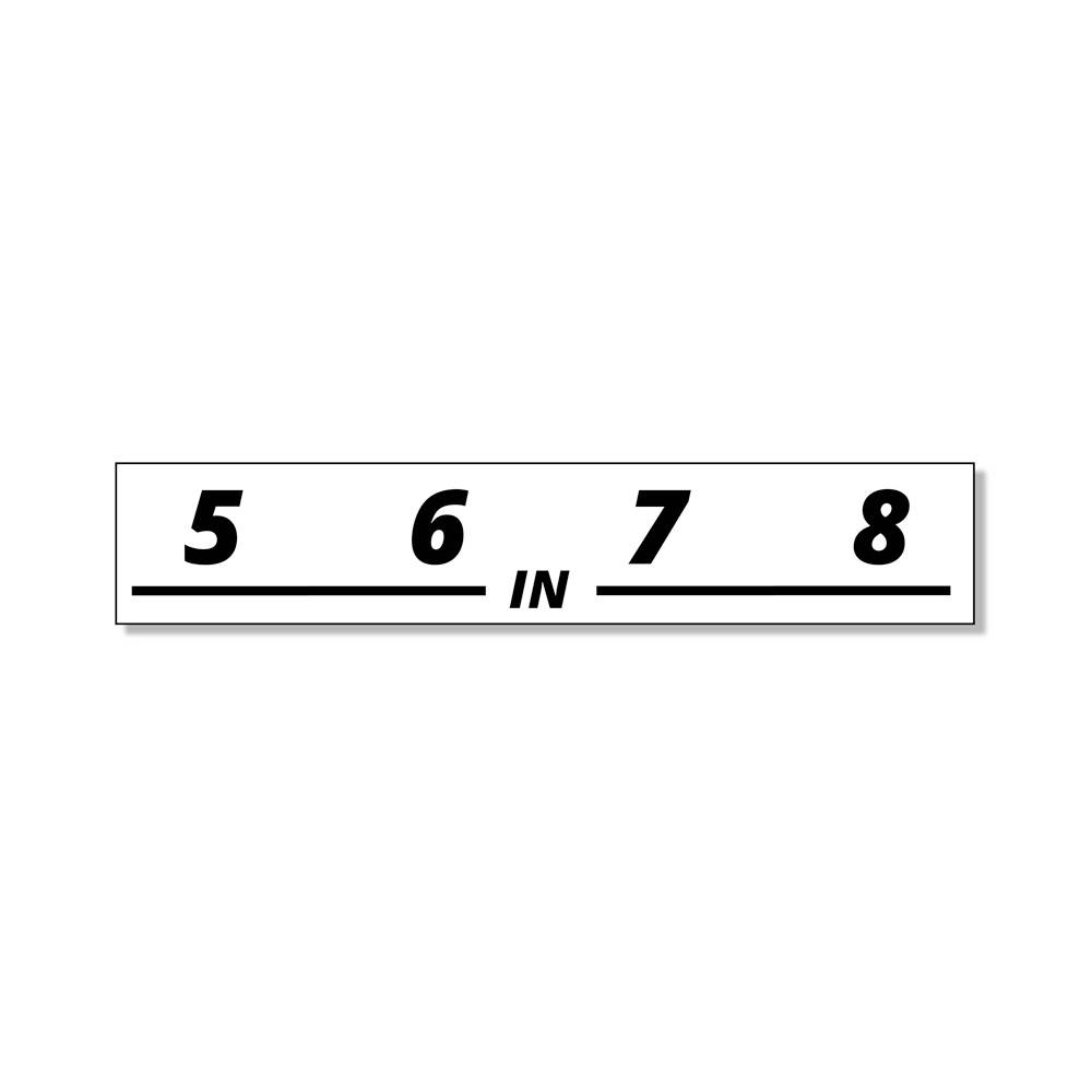 Rean Stageboxlabel 5 t/m 8 IN afbeelding