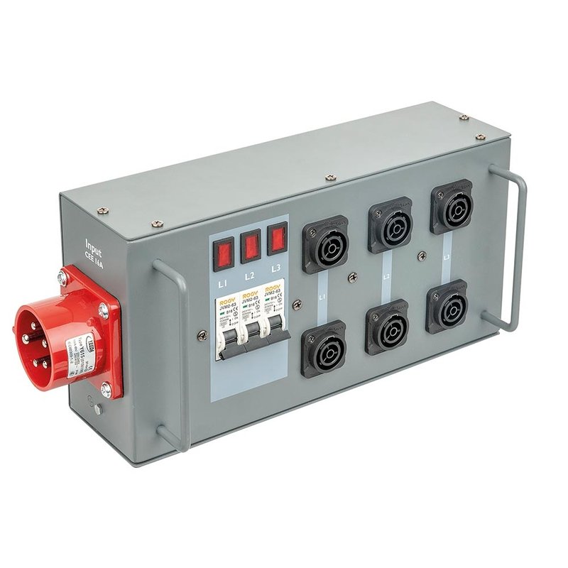 Powersplit 16 True1 6-weg krachtstroomverdeler 16A/5P