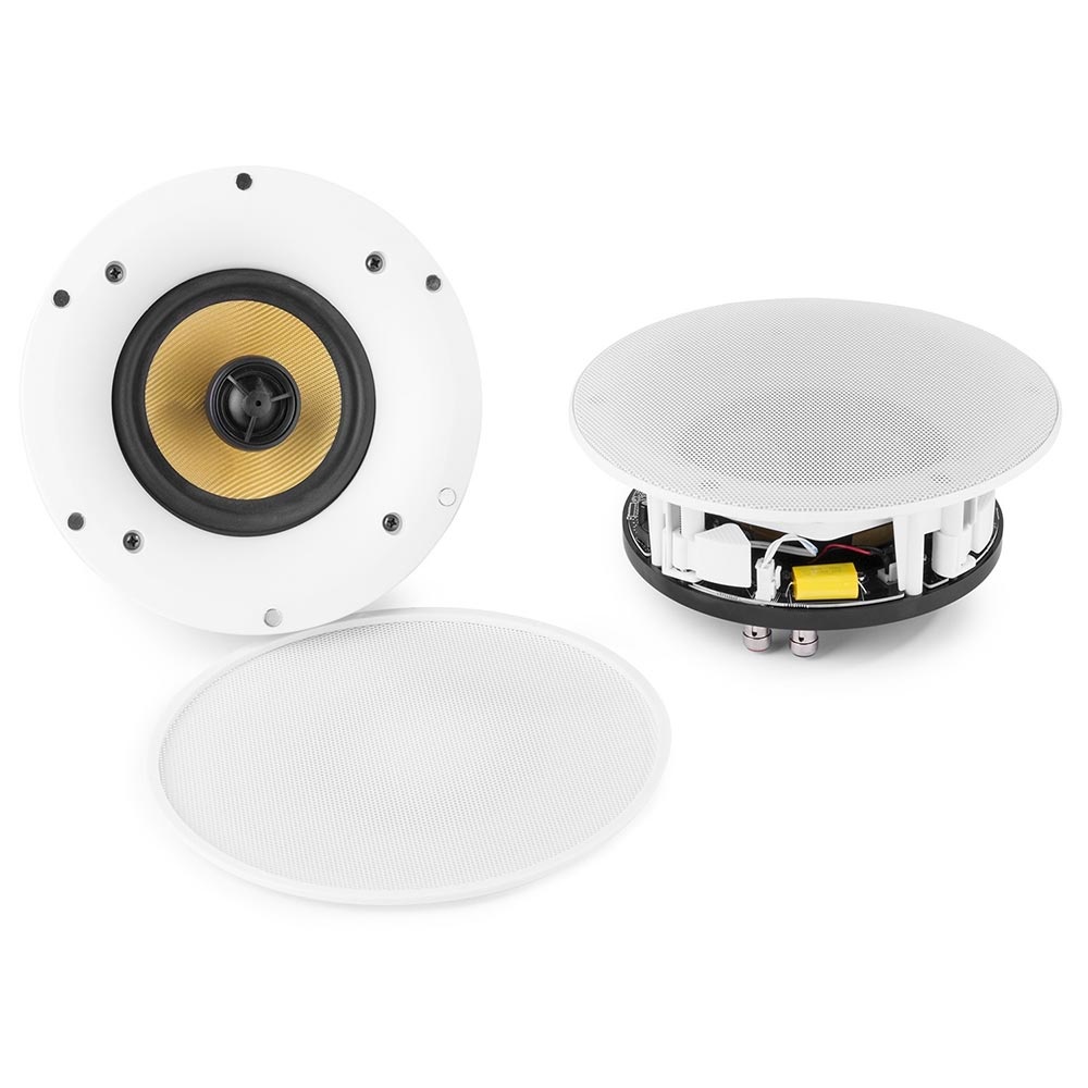 Power Dynamics WCS80 actieve plafondspeakerset met wifi & BT 140W 8 inch afbeelding