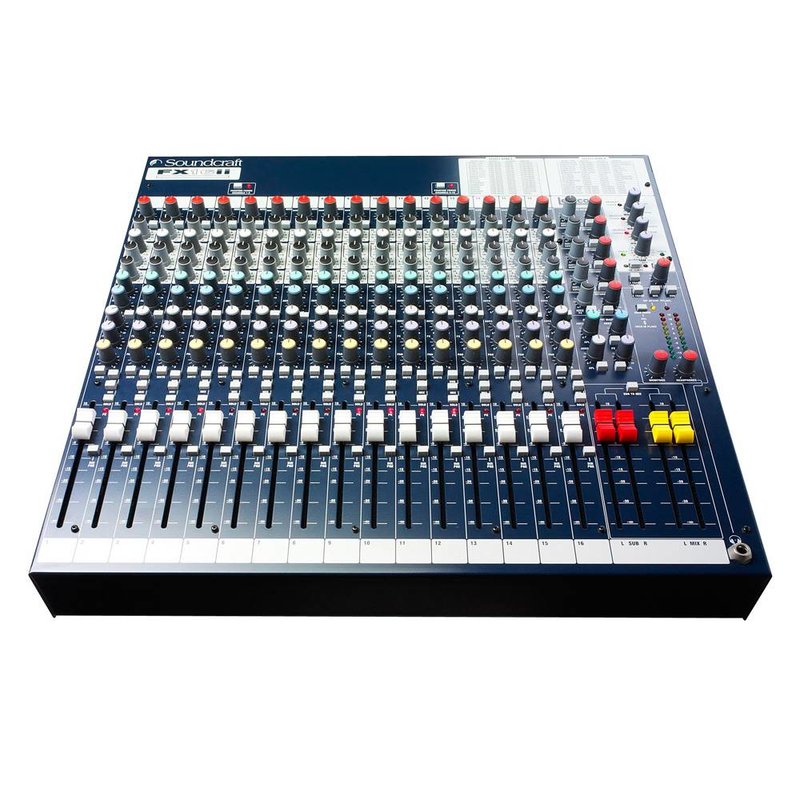 FX16II 16-kanaals PA mixer met effecten