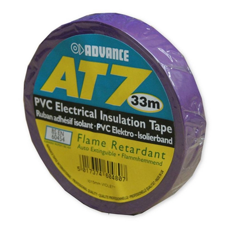 AT7 PVC tape 15mm 33m violet