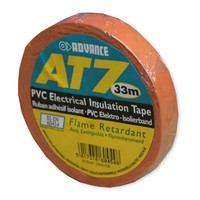 Advance Tapes AT7 PVC tape 15mm 33m oranje AT7 PVC tape 15mm 33m oranje