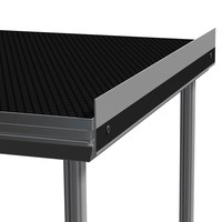 Kickboard100 podiumrokprofiel met opstaande rand 97cm