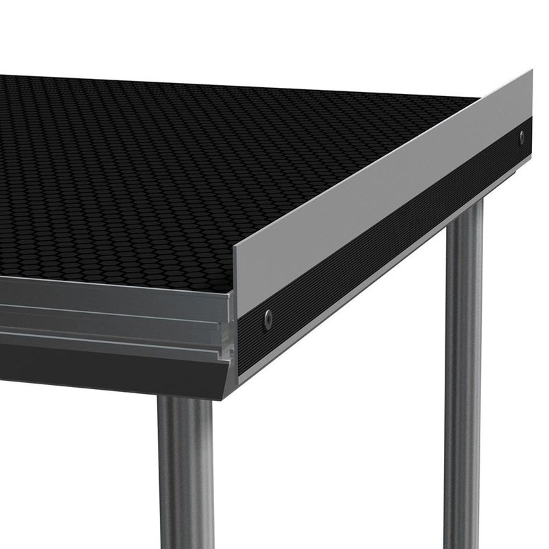 Kickboard100 podiumrokprofiel met opstaande rand 97cm