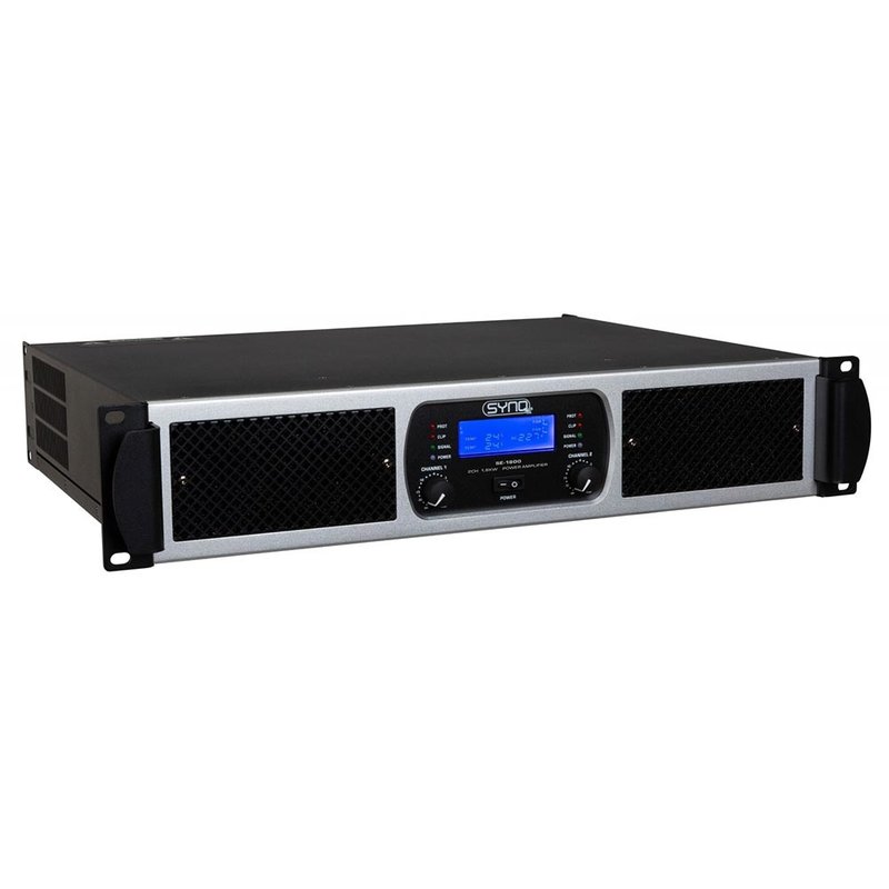 Synq SE-1800 PA versterker 2x 900W SE-1800 PA versterker 2x 900W