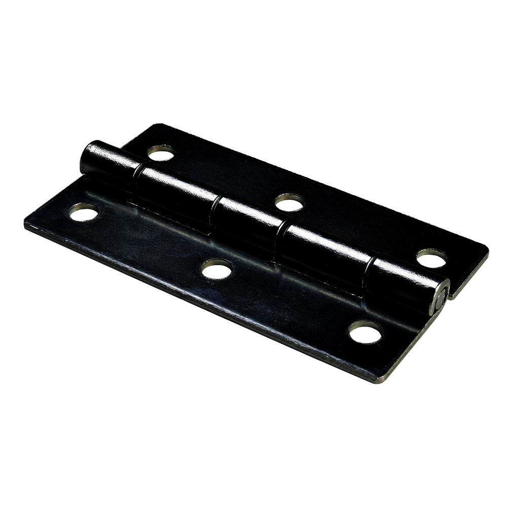 Penn Elcom PG-3022s scharnier met vaste pin 70x40mm zwart afbeelding