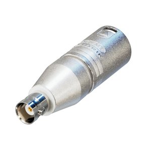 Neutrik NA2MBNC male XLR naar female BNC adapter