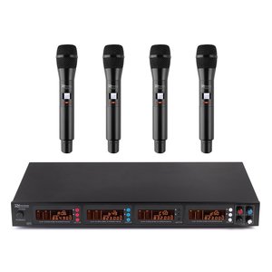 Power Dynamics PD504H draadloze microfoonset met 4 microfoons Power Dynamics PD504H draadloze microfoonset met 4 microfoons