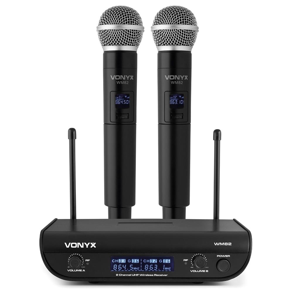 Vonyx WM82 dubbele draadloze microfoonset afbeelding