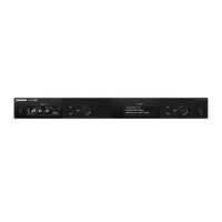 Shure SLXD4D-H56 dubbele draadloze ontvanger SLXD4D-H56 dubbele draadloze ontvanger