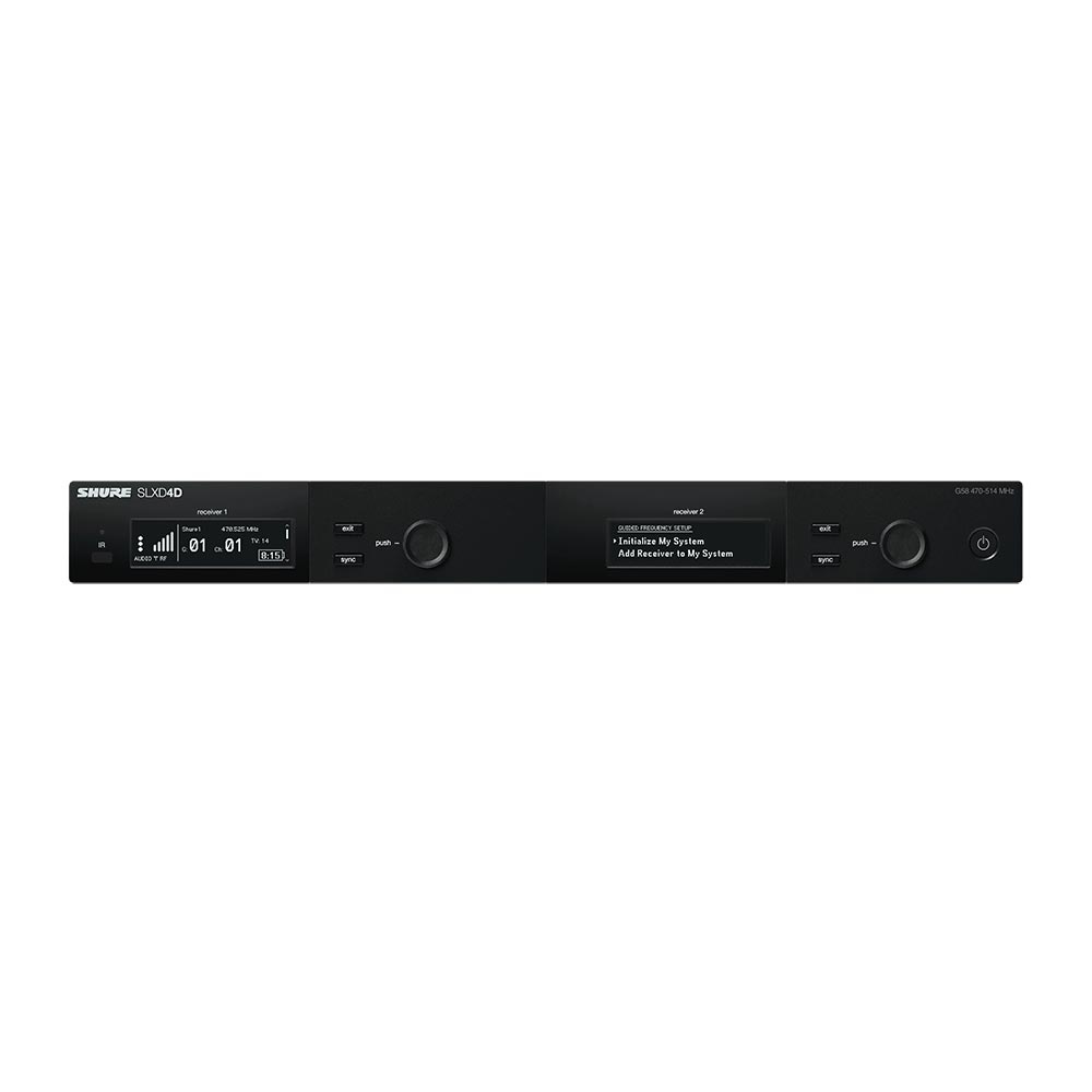 Shure SLXD4D-H56 dubbele draadloze ontvanger