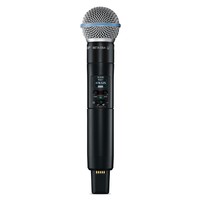 Shure SLXD24D/B58-H56 dubbel draadloos microfoonsysteem SLXD24D/B58-H56 dubbel draadloos microfoonsysteem
