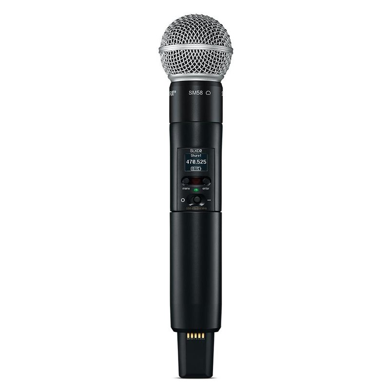 Shure SLXD24D/SM58-K59 dubbel draadloos microfoonsysteem SLXD24D/SM58-K59 dubbel draadloos microfoonsysteem