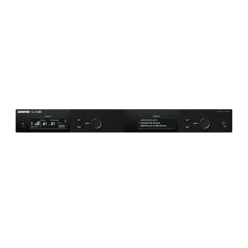 Shure SLXD24D/SM58-H56 dubbel draadloos microfoonsysteem SLXD24D/SM58-H56 dubbel draadloos microfoonsysteem