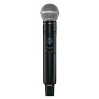 Shure SLXD24D/SM58-H56 dubbel draadloos microfoonsysteem SLXD24D/SM58-H56 dubbel draadloos microfoonsysteem