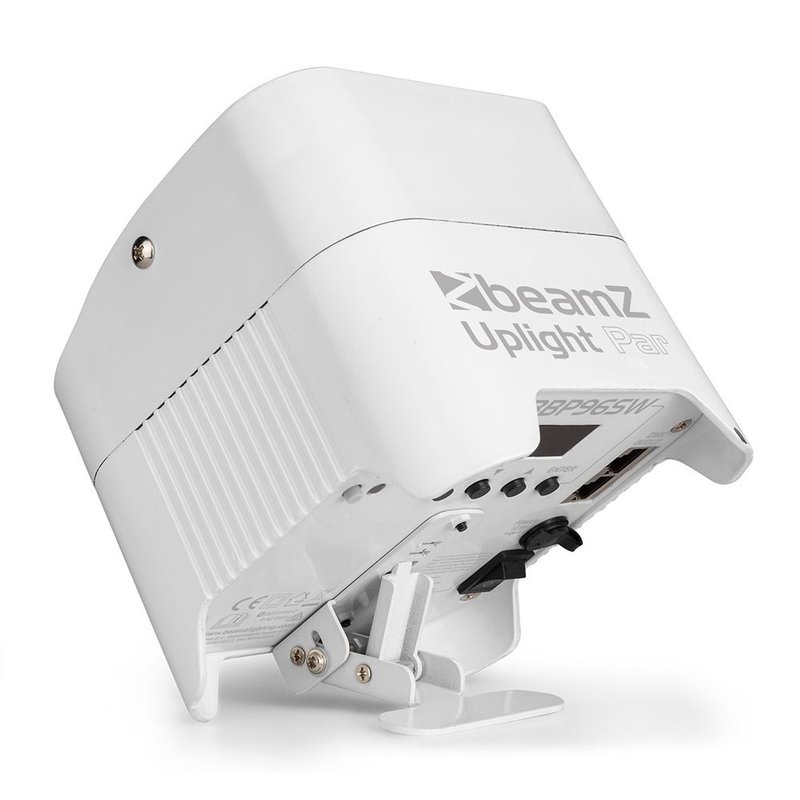 BBP96SW verticale LED-par op accu RGBAW-UV WDMX wit
