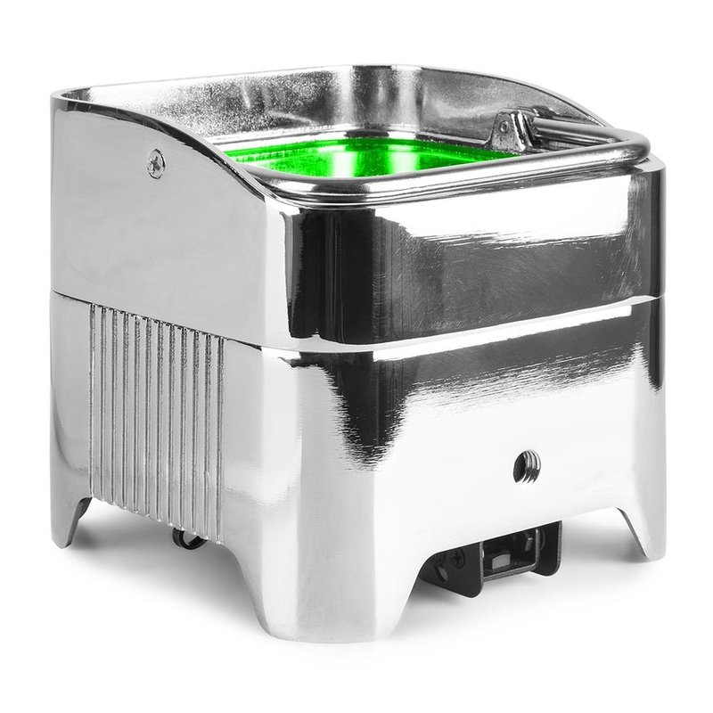 BeamZ BBP96SC verticale LED-par op accu RGBAW-UV WDMX chroom BBP96SC verticale LED-par op accu RGBAW-UV WDMX chroom