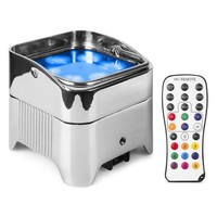BeamZ BBP96SC verticale LED-par op accu RGBAW-UV WDMX chroom BBP96SC verticale LED-par op accu RGBAW-UV WDMX chroom