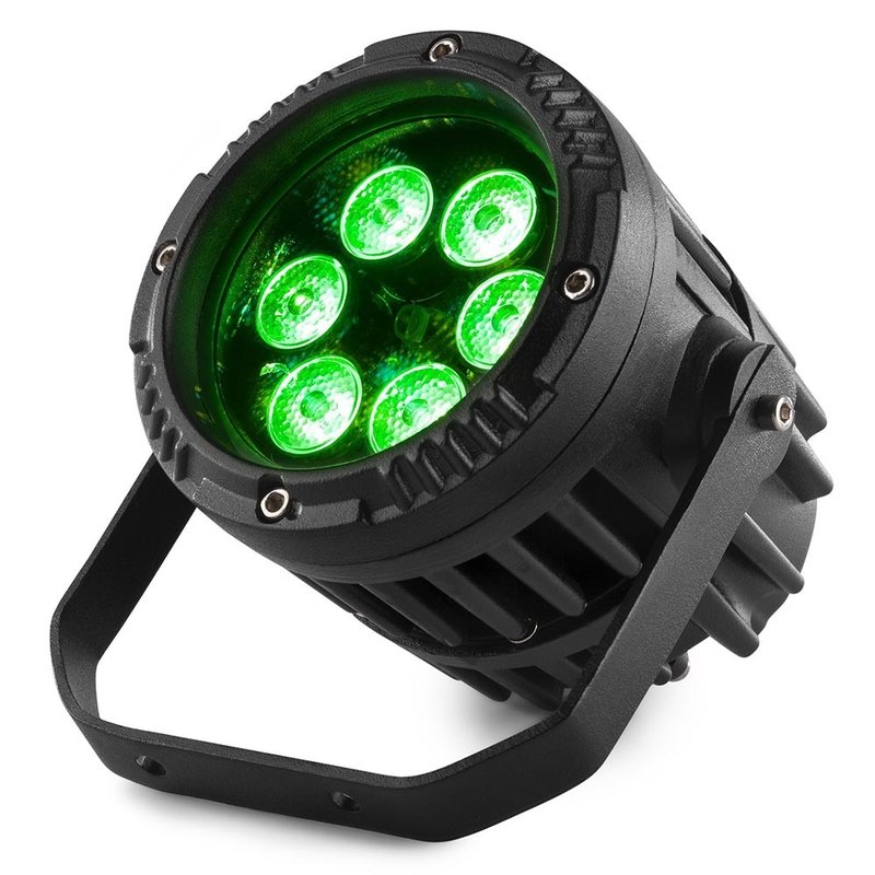 BeamZ BWA63 Alupar LED-par voor buiten 6x 3W RGB IP65 BWA63 Alupar LED-par voor buiten 6x 3W RGB IP65