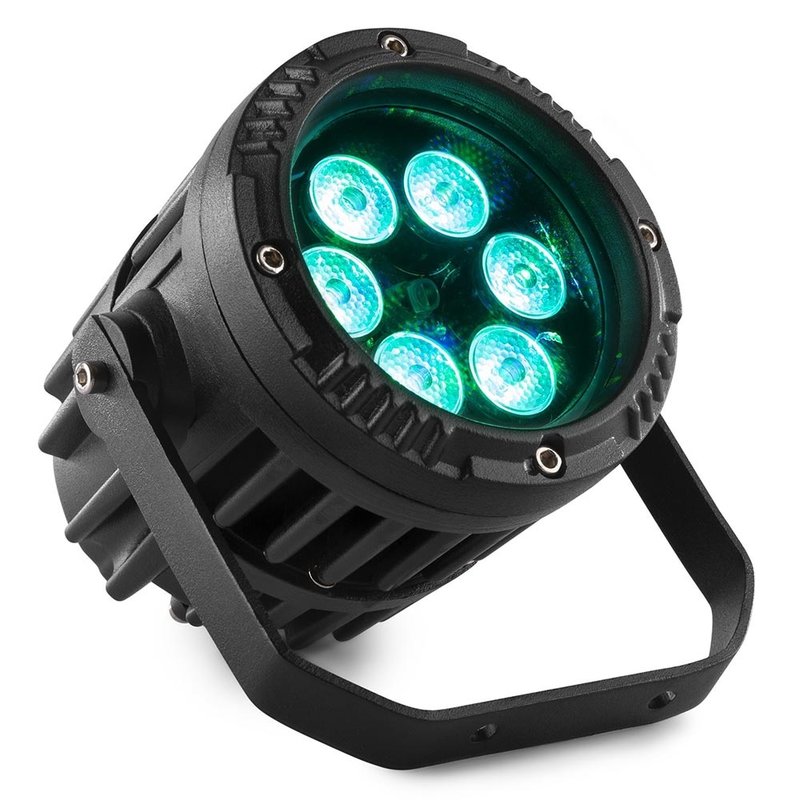 BeamZ BWA63 Alupar LED-par voor buiten 6x 3W RGB IP65 BWA63 Alupar LED-par voor buiten 6x 3W RGB IP65