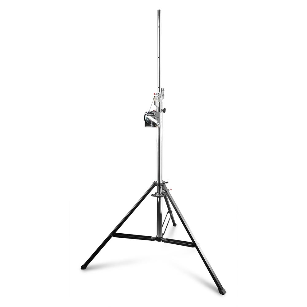 BeamZ WLS80 wind-up statief met T-bar tot 4m en 80kg afbeelding