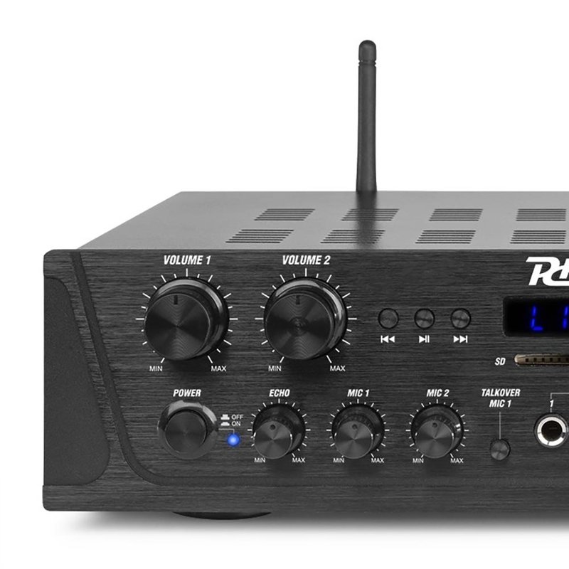 PV240BT 4 zoneversterker 400W met FM, USB, BT & MP3-speler