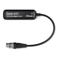Dante Avio analog input adapter 1x0 XLR Avio analog input adapter 1x0 XLR