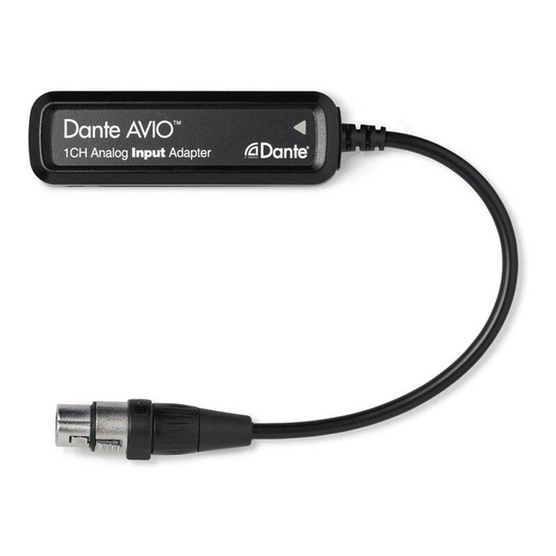 Dante Avio analog input adapter 1x0 XLR Avio analog input adapter 1x0 XLR