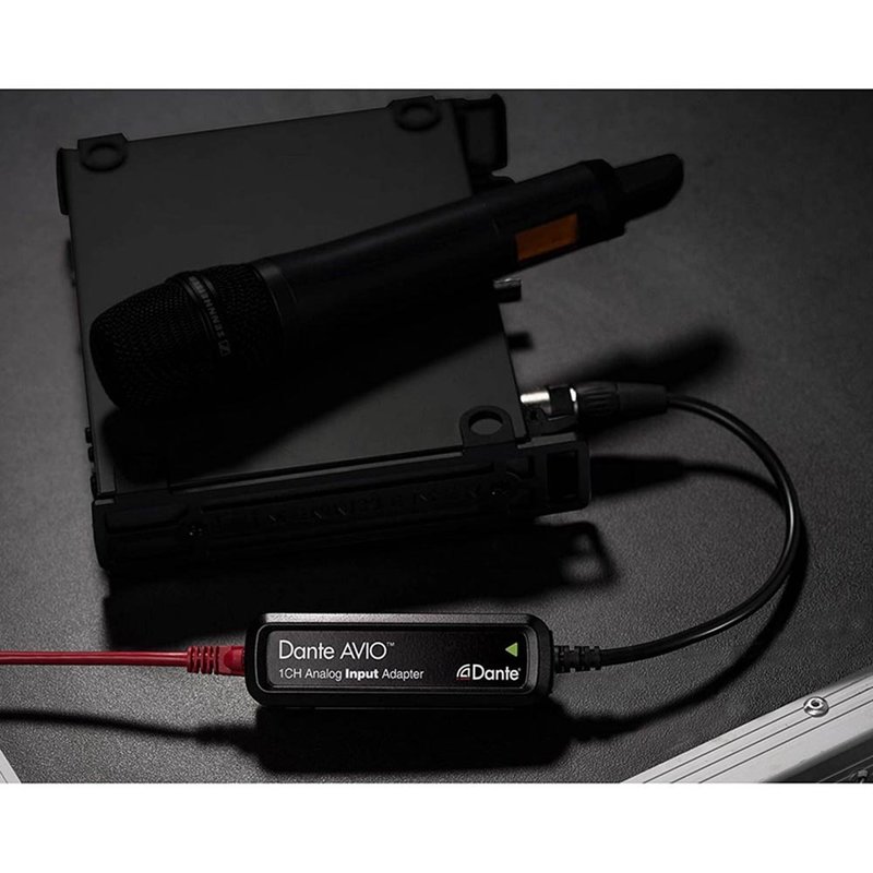 Dante Avio analog input adapter 1x0 XLR Avio analog input adapter 1x0 XLR
