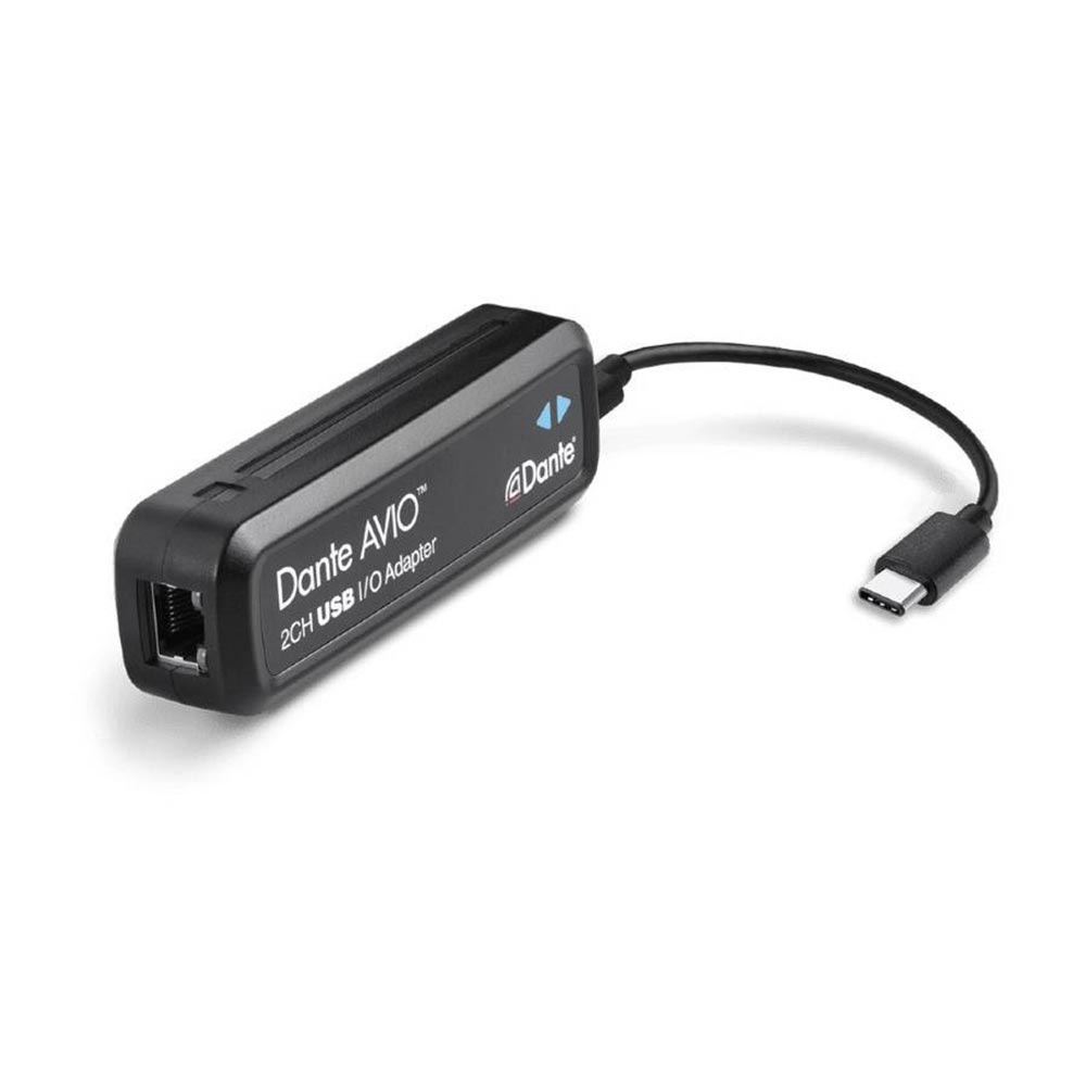 Dante Avio USB-C IO adapter 2x2