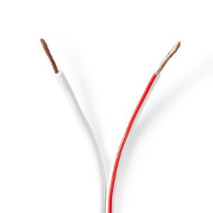 Nedis Speakerkabel 2x 1,5 mm wit 100 m Nedis Speakerkabel 2x 1,5 mm wit 100 m