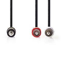 Nedis Verloopkabel 1x Mini-jack naar 2x RCA 5m Verloopkabel 1x Mini-jack naar 2x RCA 5m