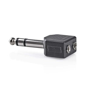Nedis Stereo-adapter 6,35 mm male naar 2x 3,5 mm female Nedis Stereo-adapter 6,35 mm male naar 2x 3,5 mm female