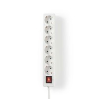 Nedis 6-weg schuko verdeeldoos 1.5m wit 6-weg schuko verdeeldoos 1.5m wit