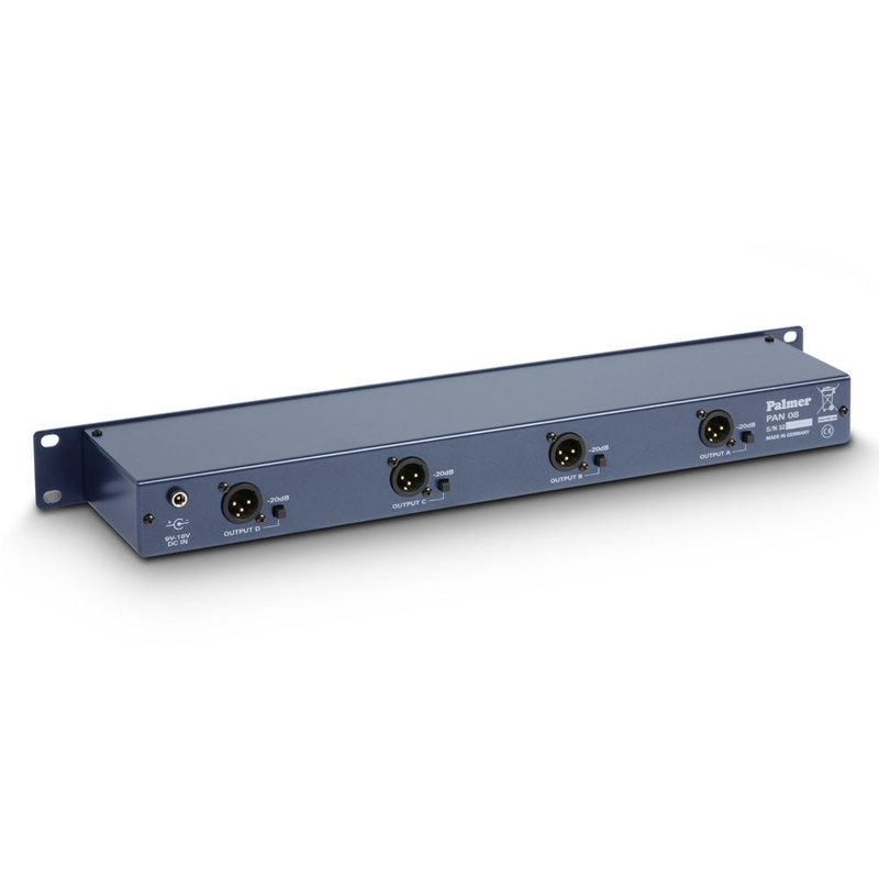 PAN 08 19 inch DI/Line Isolation Box 4-kanaals