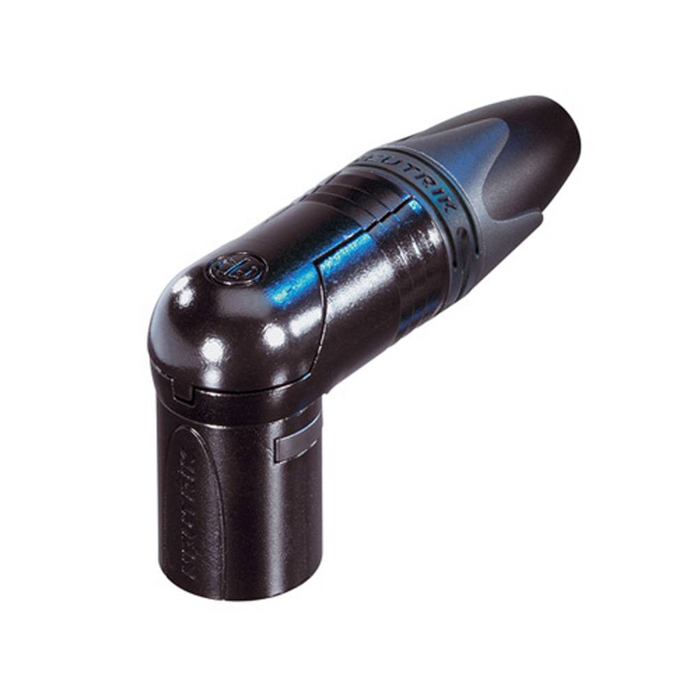 Neutrik NC4FRX-B Haaks female XLR kabeldeel 4p zwart afbeelding